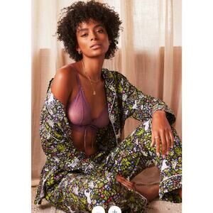 Printfresh Womens S Black Multi Unicorn Floral Organic Cotton Pajama Pants